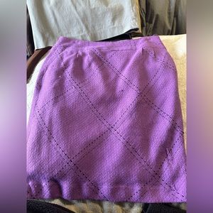 Beautiful purple knit skirt